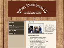 Tablet Screenshot of mcnameebrothersauctions.com